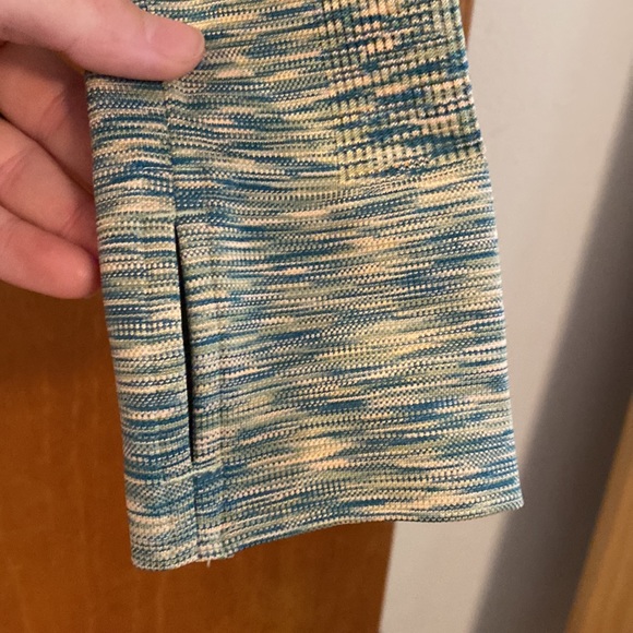 Small Sweaty Betty blue and green outdoor technical wear sweatshirt - Picture 2 of 6